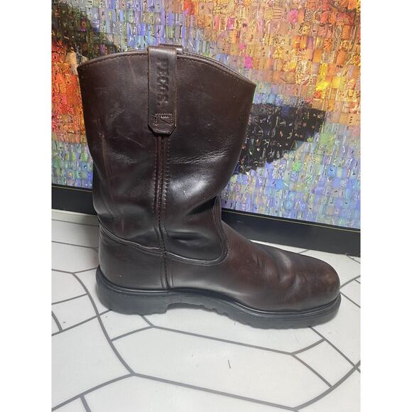 Red Wing Pecos 701 Steel Toe Boots Sz 10.5 B - Picture 10 of 11